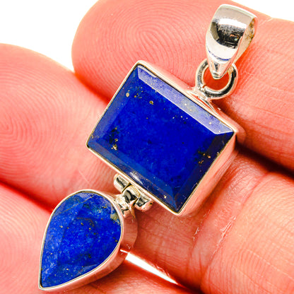 Lapis Lazuli Pendants handcrafted by Ana Silver Co - PD23069