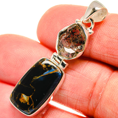 Pietersite Pendants handcrafted by Ana Silver Co - PD23071