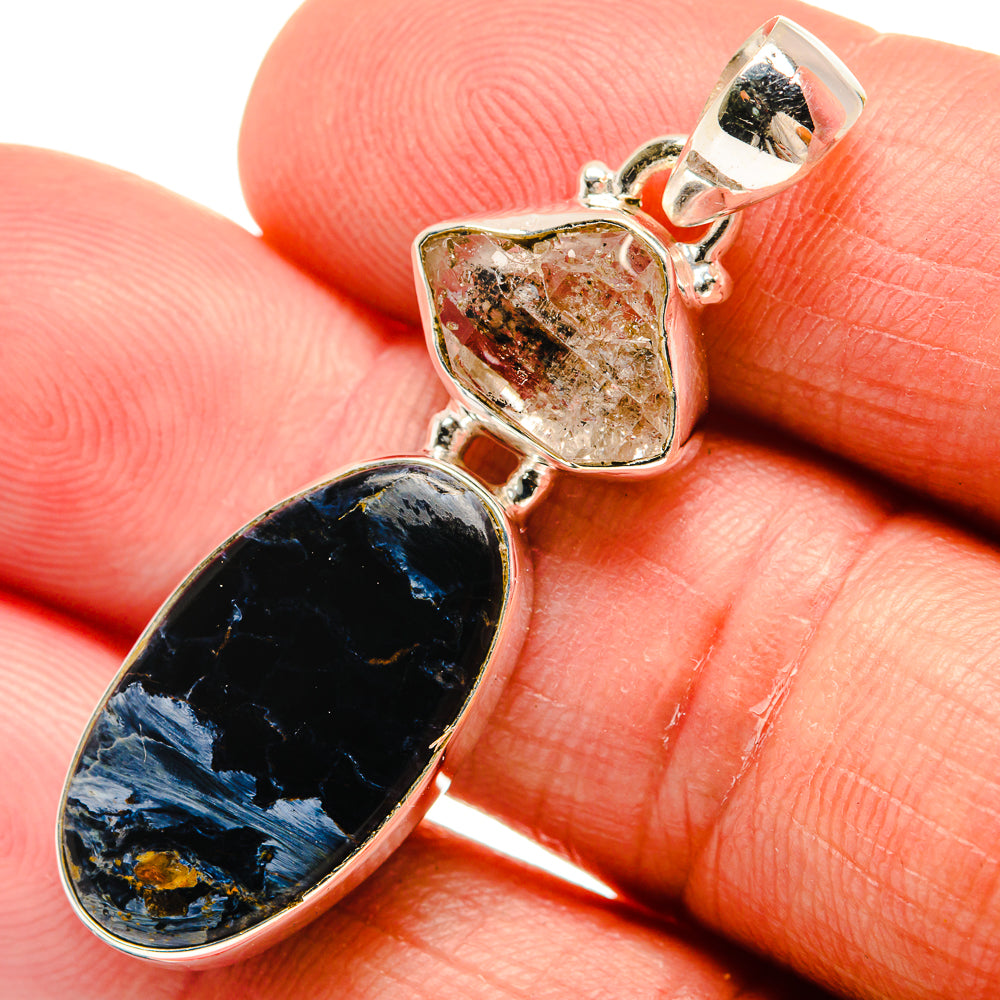 Pietersite Pendants handcrafted by Ana Silver Co - PD23074