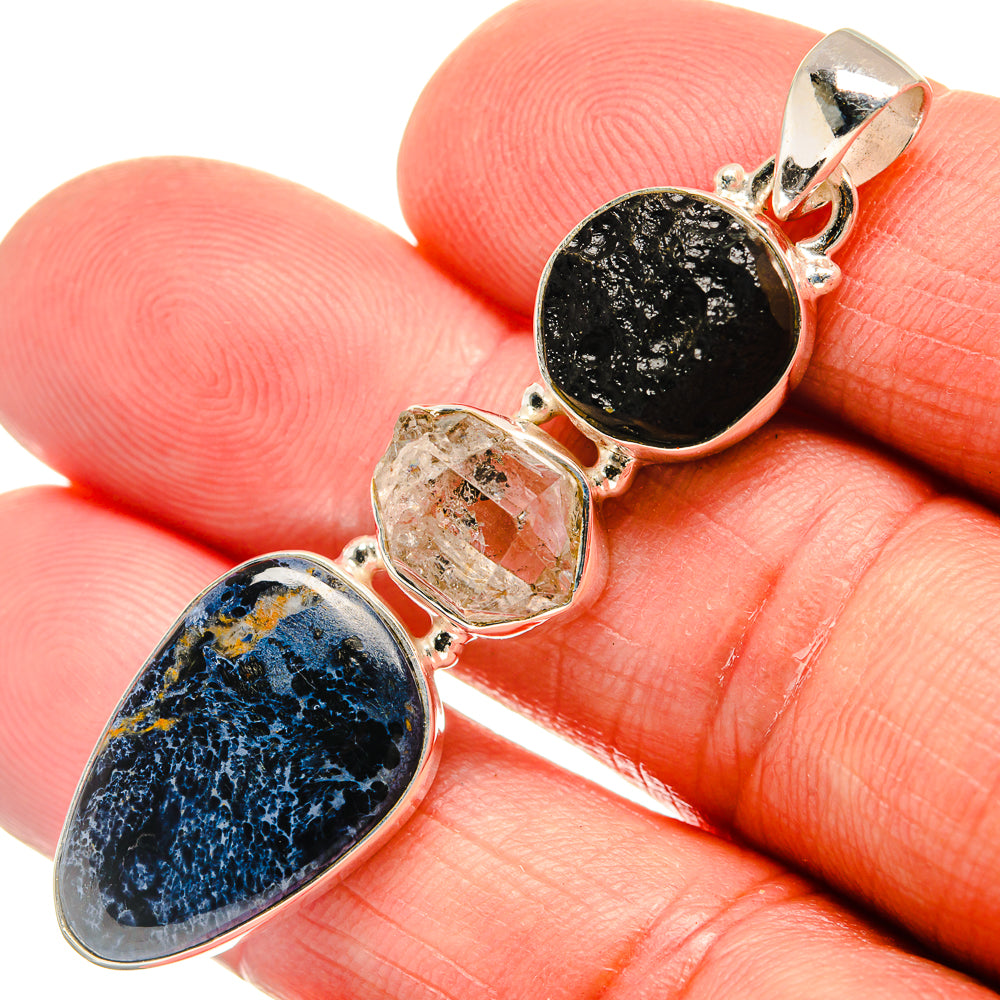 Pietersite Pendants handcrafted by Ana Silver Co - PD23075