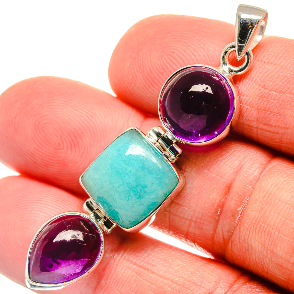 Smithsonite Pendants handcrafted by Ana Silver Co - PD23081