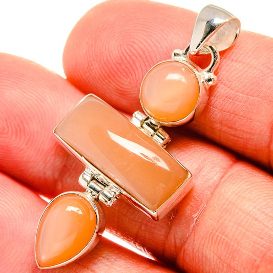 Sunstone Pendants handcrafted by Ana Silver Co - PD23084
