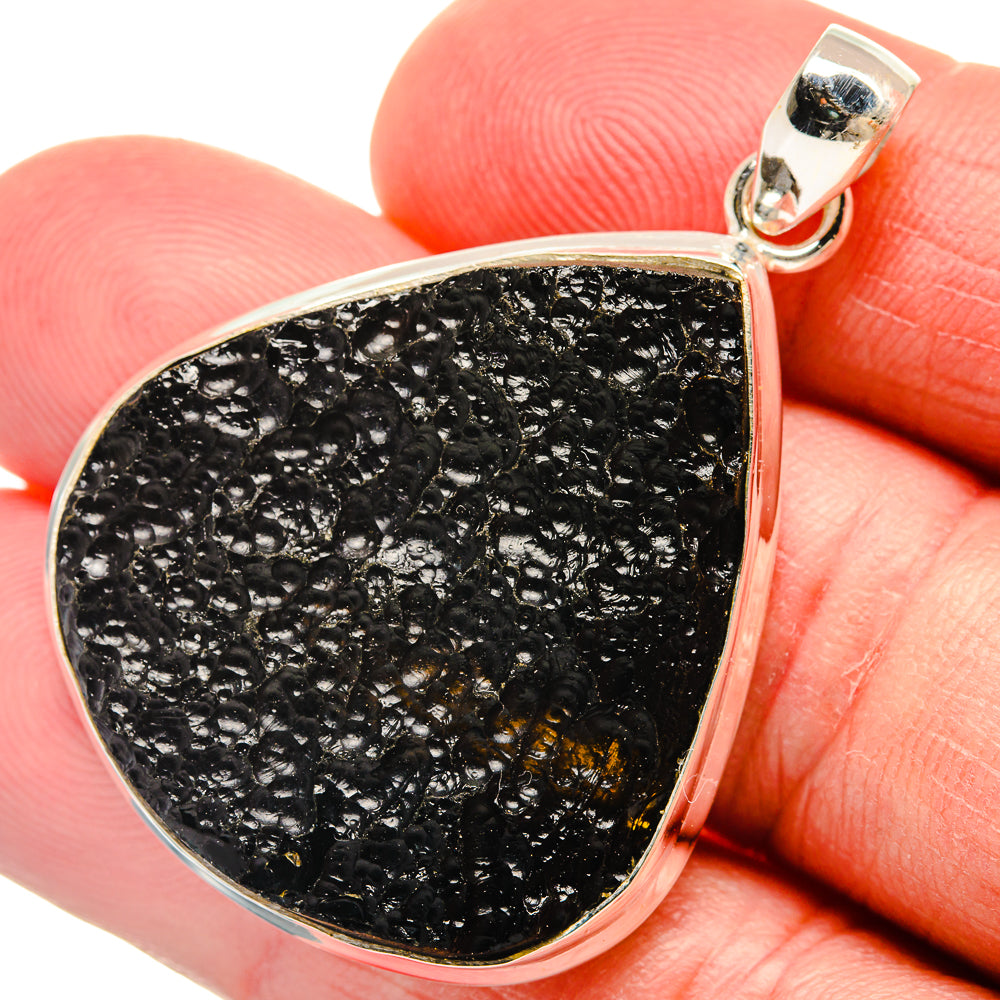 Tektite Pendants handcrafted by Ana Silver Co - PD23099