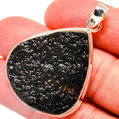 Tektite Pendants handcrafted by Ana Silver Co - PD23099