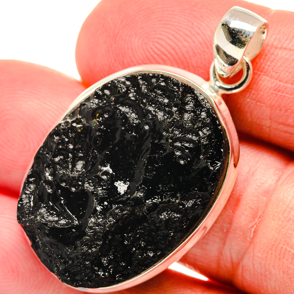 Tektite Pendants handcrafted by Ana Silver Co - PD23100