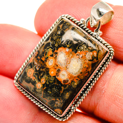 Poppy Jasper Pendants handcrafted by Ana Silver Co - PD23108