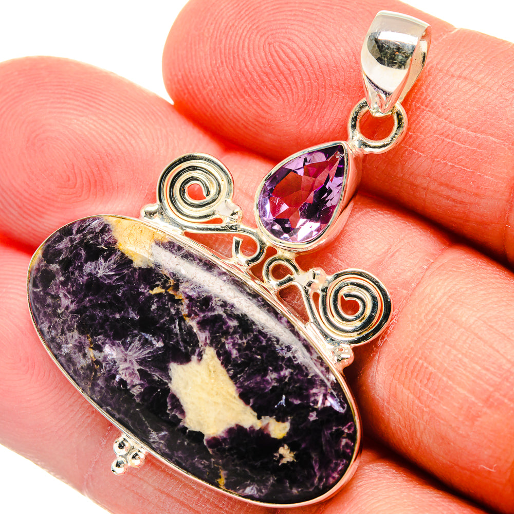 Kammererite Pendants handcrafted by Ana Silver Co - PD23113