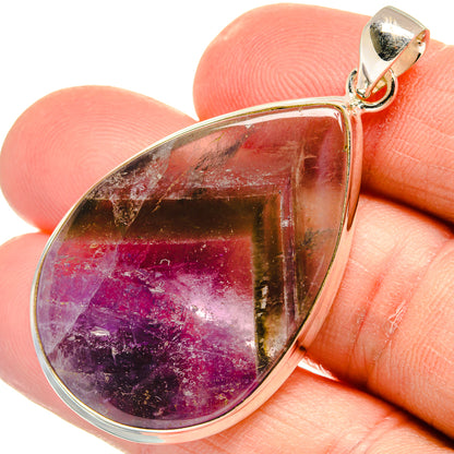 Chevron Amethyst Pendants handcrafted by Ana Silver Co - PD23131