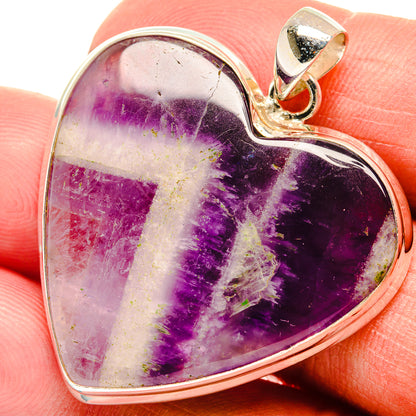 Chevron Amethyst Pendants handcrafted by Ana Silver Co - PD23135