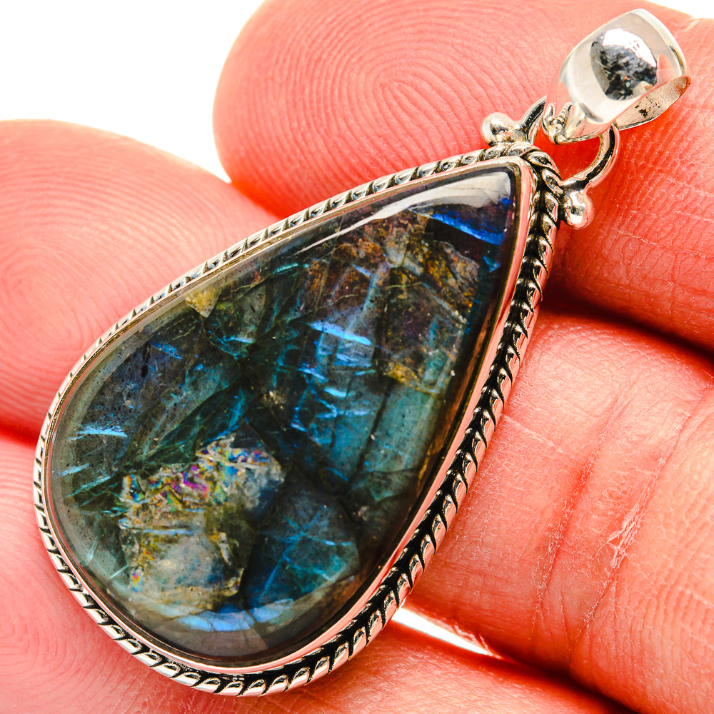Labradorite Pendants handcrafted by Ana Silver Co - PD23138
