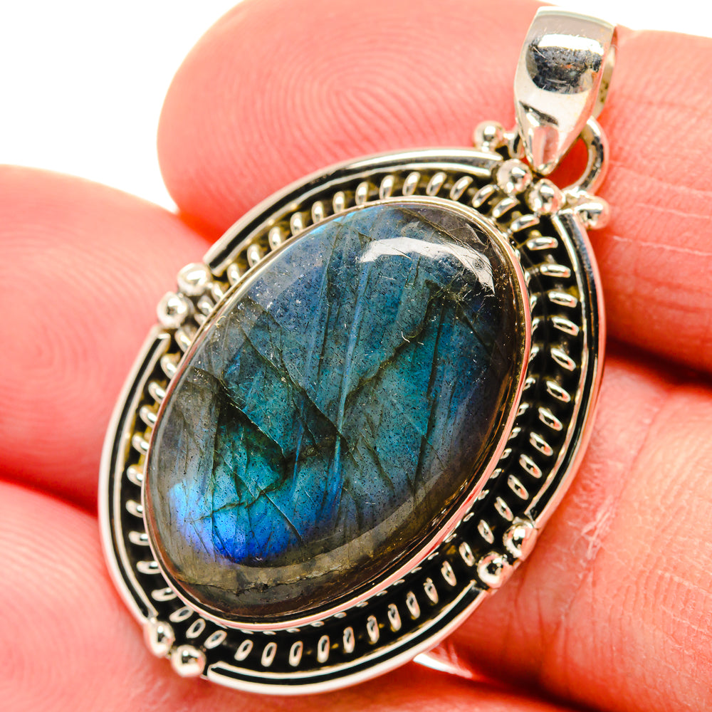 Labradorite Pendants handcrafted by Ana Silver Co - PD23140