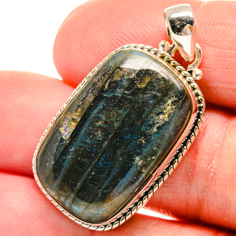 Labradorite Pendants handcrafted by Ana Silver Co - PD23142
