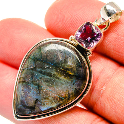Labradorite Pendants handcrafted by Ana Silver Co - PD23143