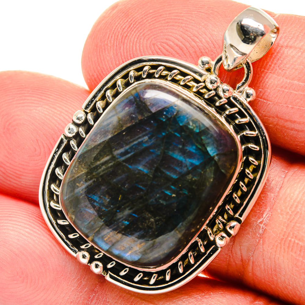 Labradorite Pendants handcrafted by Ana Silver Co - PD23145