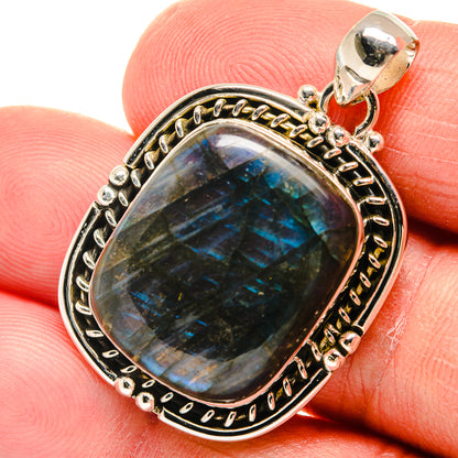 Labradorite Pendants handcrafted by Ana Silver Co - PD23145