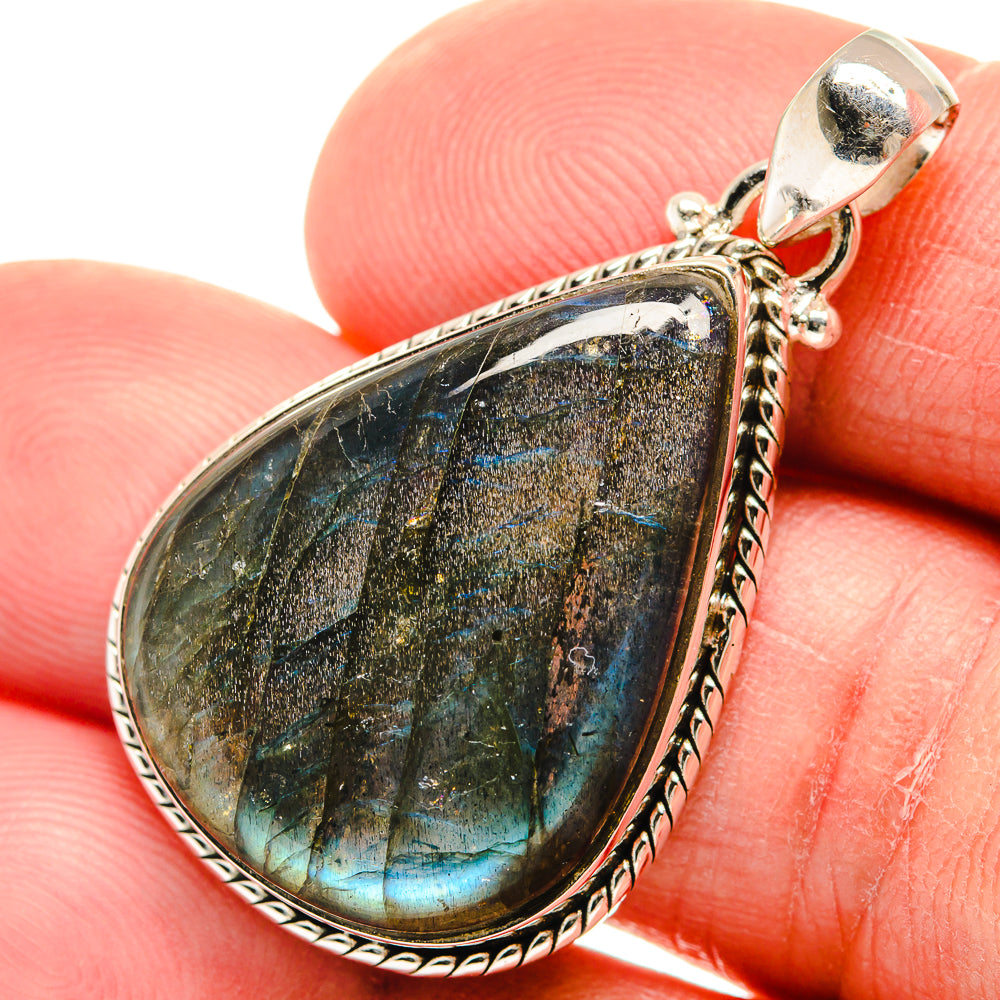 Labradorite Pendants handcrafted by Ana Silver Co - PD23146