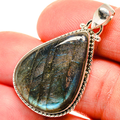 Labradorite Pendants handcrafted by Ana Silver Co - PD23146