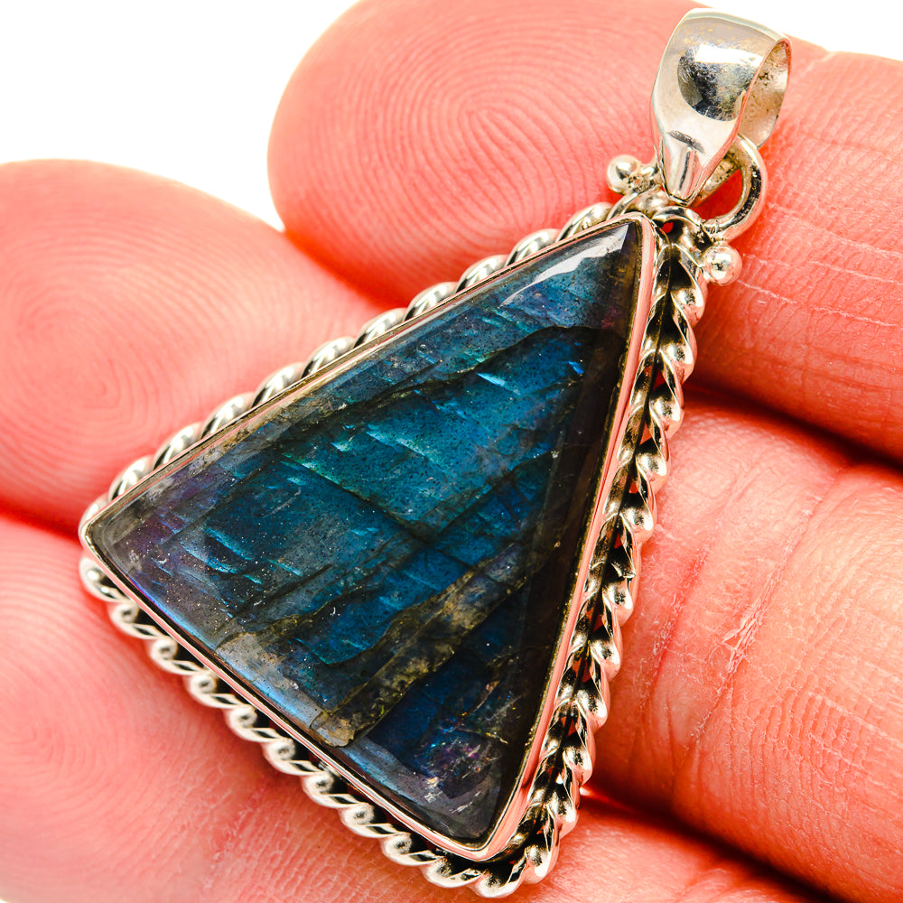 Labradorite Pendants handcrafted by Ana Silver Co - PD23147
