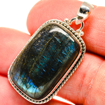 Labradorite Pendants handcrafted by Ana Silver Co - PD23148