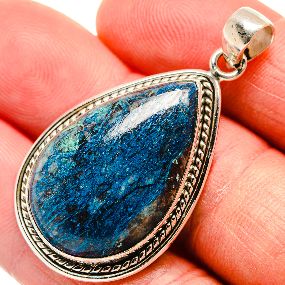 Azurite Pendants handcrafted by Ana Silver Co - PD23150