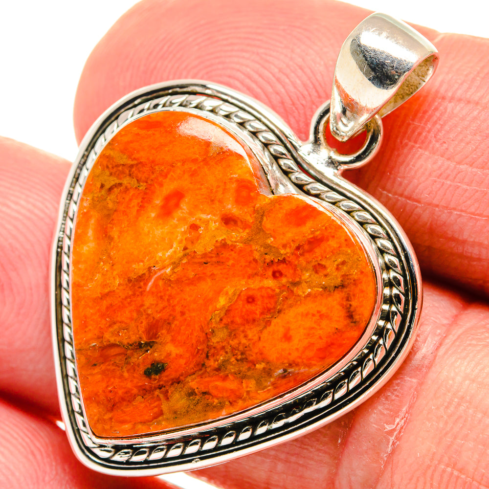 Sponge Coral Pendants handcrafted by Ana Silver Co - PD23163