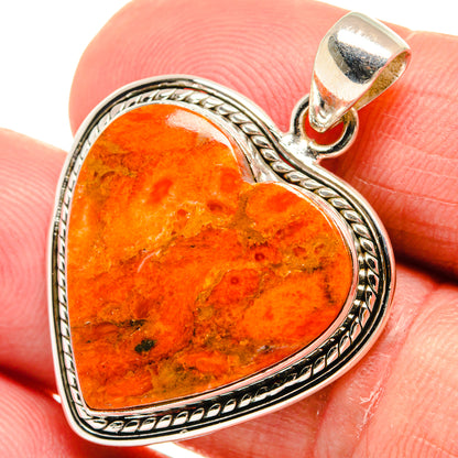 Sponge Coral Pendants handcrafted by Ana Silver Co - PD23163