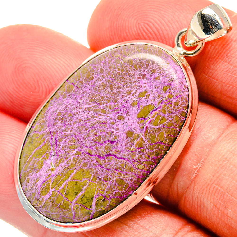 Stichtite Pendants handcrafted by Ana Silver Co - PD23168
