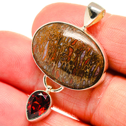 Dinosaur Bone Pendants handcrafted by Ana Silver Co - PD23169