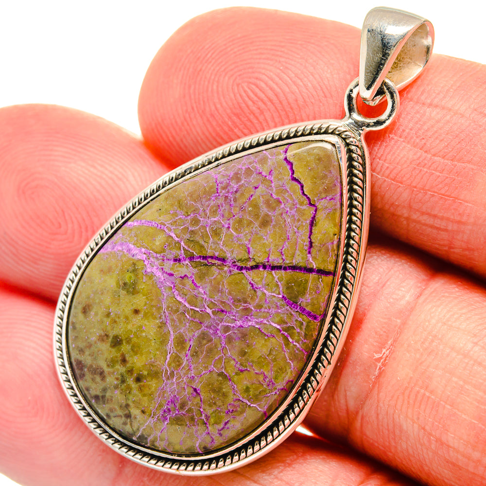 Stichtite Pendants handcrafted by Ana Silver Co - PD23171