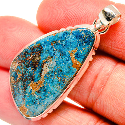 Shattuckite Pendants handcrafted by Ana Silver Co - PD23176