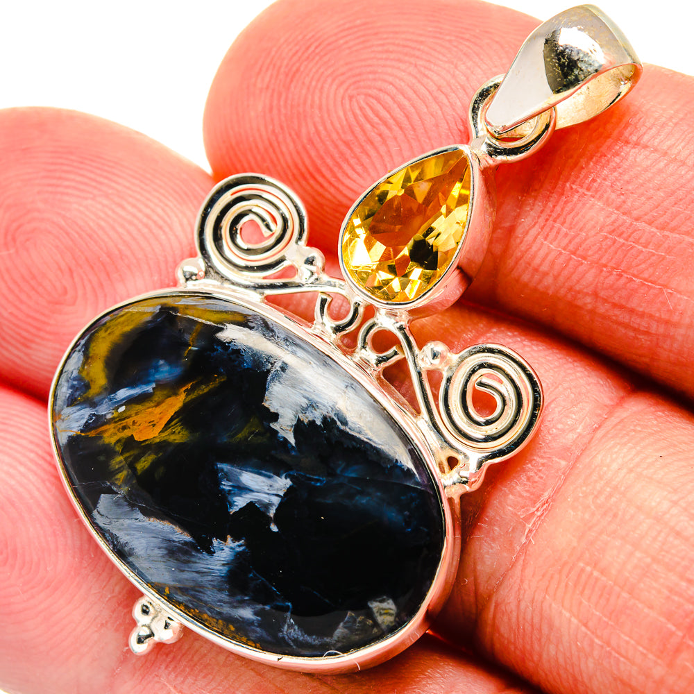 Pietersite Pendants handcrafted by Ana Silver Co - PD23183