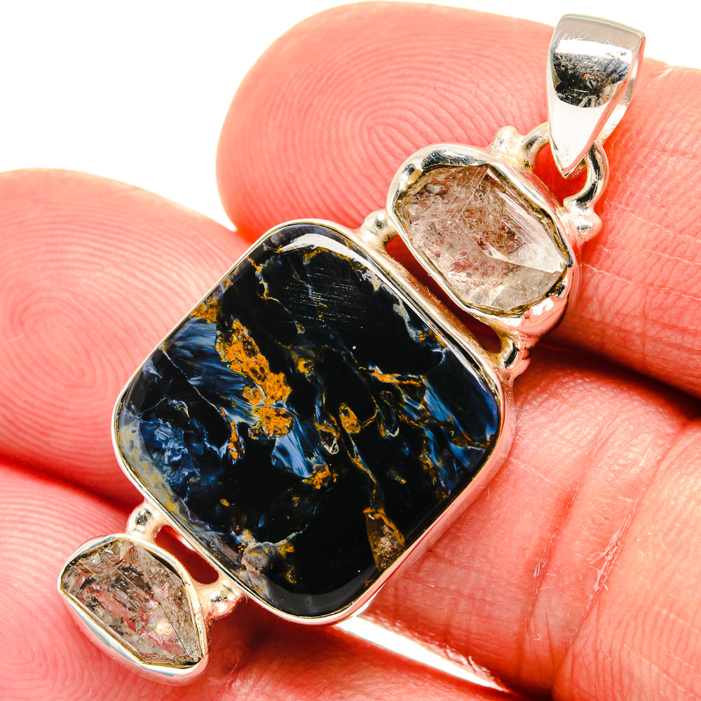 Pietersite Pendants handcrafted by Ana Silver Co - PD23184