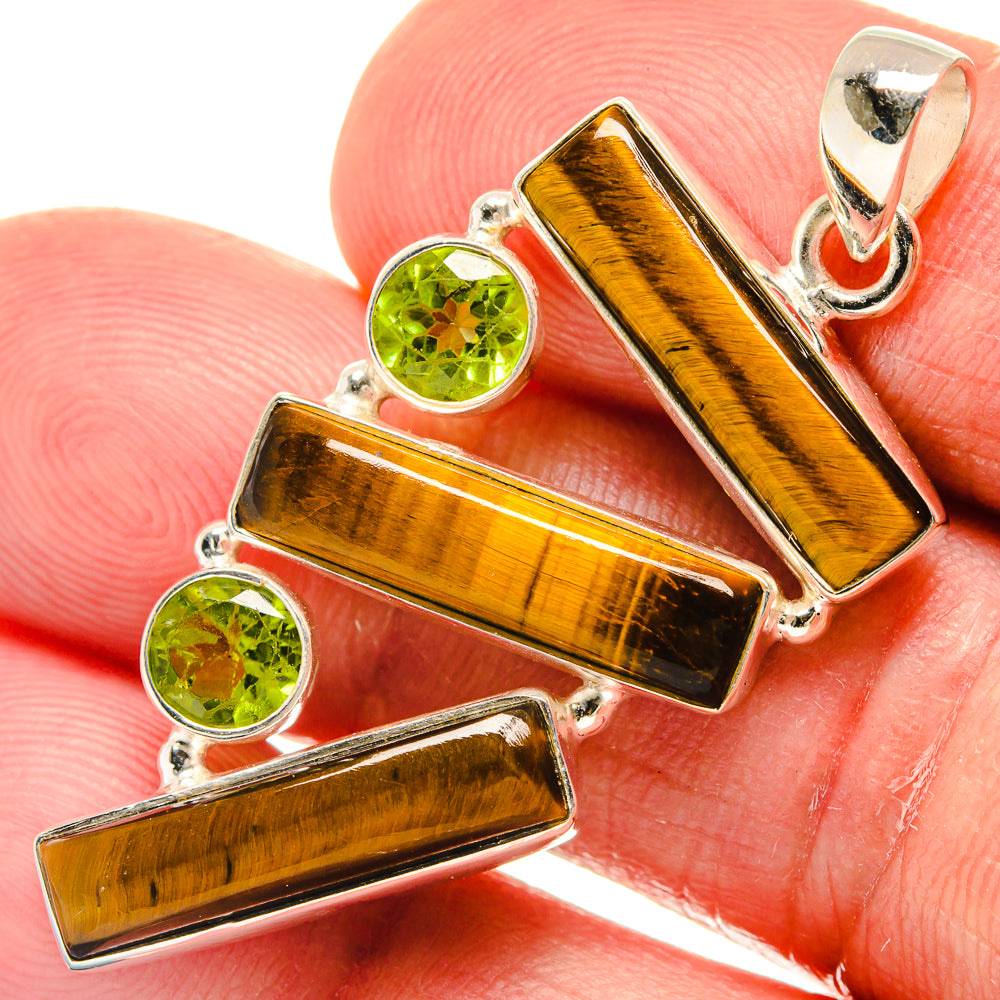 Tiger Eye Pendants handcrafted by Ana Silver Co - PD23192