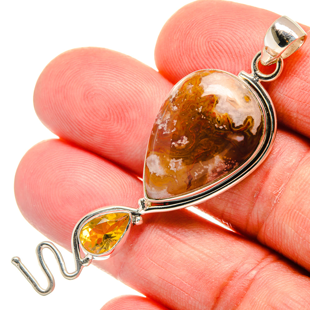 Ocean Jasper Pendants handcrafted by Ana Silver Co - PD23193