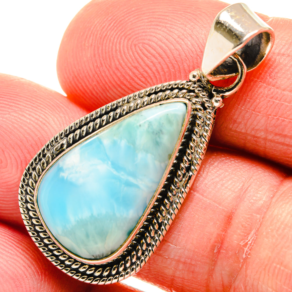 Larimar Pendants handcrafted by Ana Silver Co - PD23196