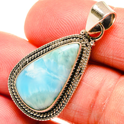 Larimar Pendants handcrafted by Ana Silver Co - PD23196