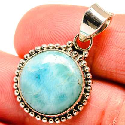 Larimar Pendants handcrafted by Ana Silver Co - PD23197