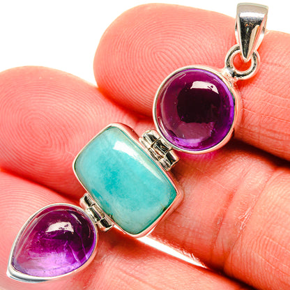 Larimar Pendants handcrafted by Ana Silver Co - PD23202
