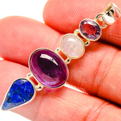 Amethyst Pendants handcrafted by Ana Silver Co - PD23204