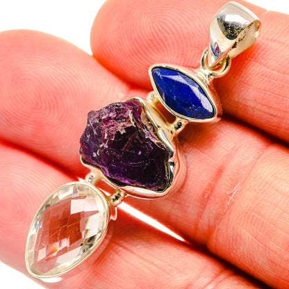 Amethyst Pendants handcrafted by Ana Silver Co - PD23205