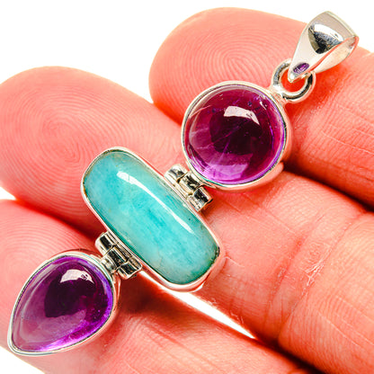 Larimar Pendants handcrafted by Ana Silver Co - PD23217