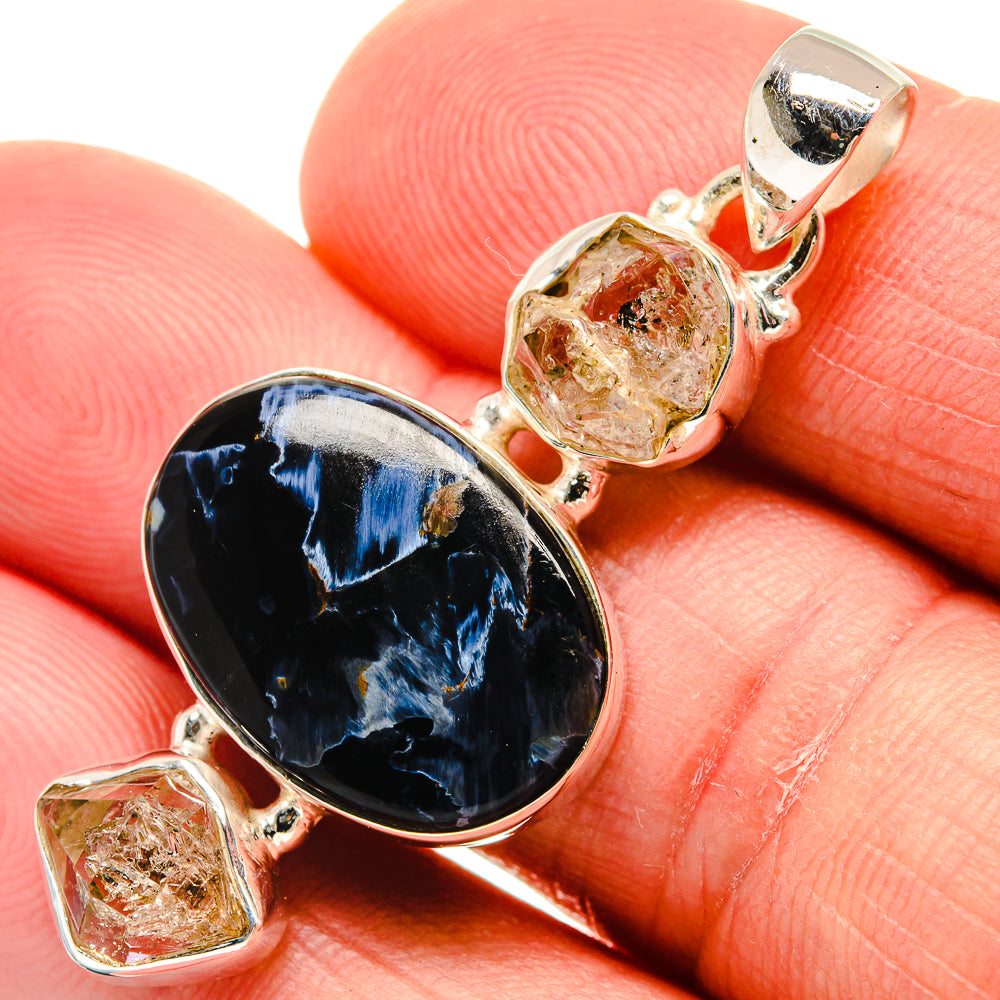 Pietersite Pendants handcrafted by Ana Silver Co - PD23219