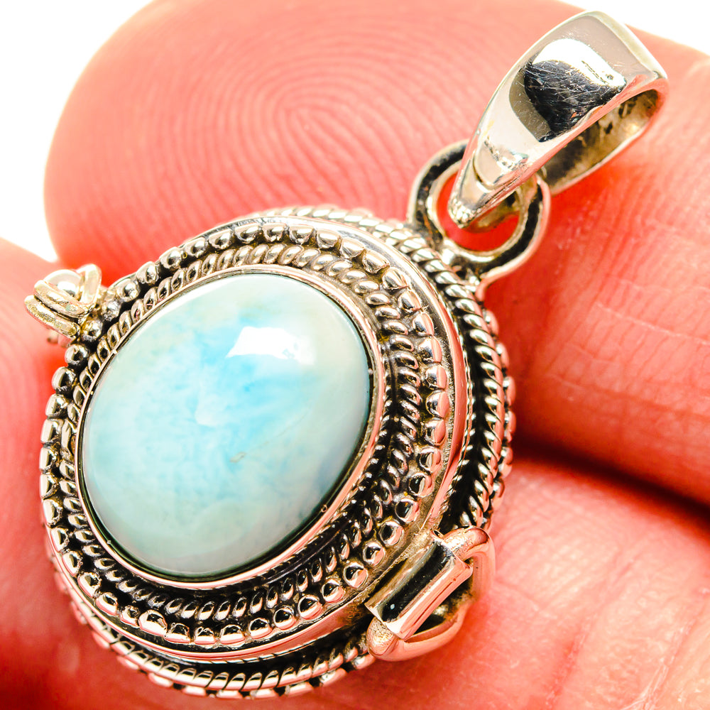 Larimar Pendants handcrafted by Ana Silver Co - PD23224
