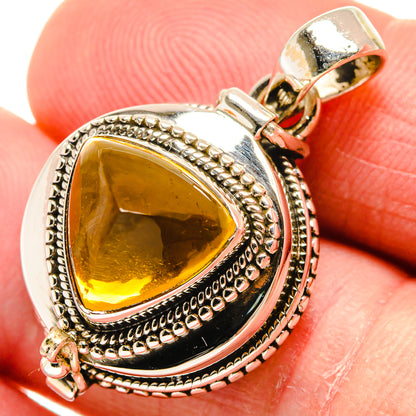Citrine Pendants handcrafted by Ana Silver Co - PD23227