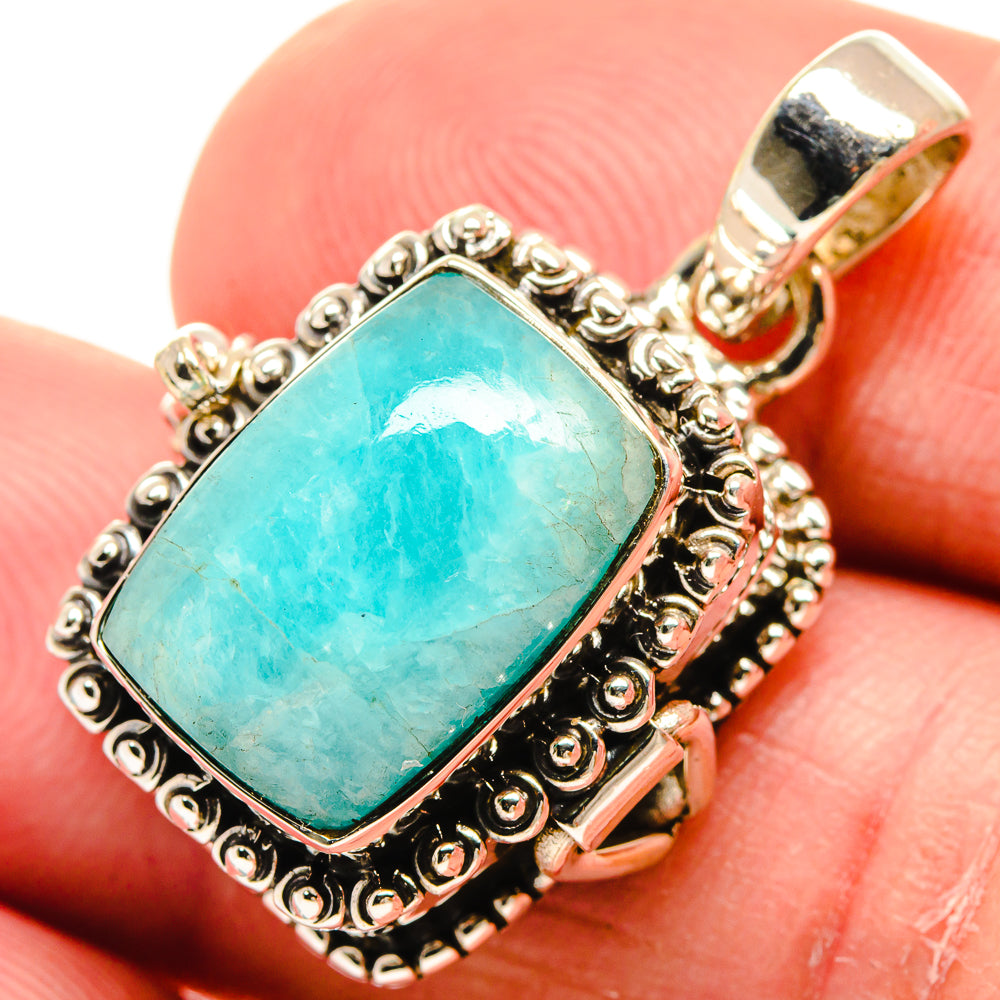 Larimar Pendants handcrafted by Ana Silver Co - PD23228