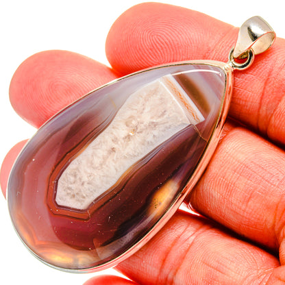 Botswana Agate Pendants handcrafted by Ana Silver Co - PD23230