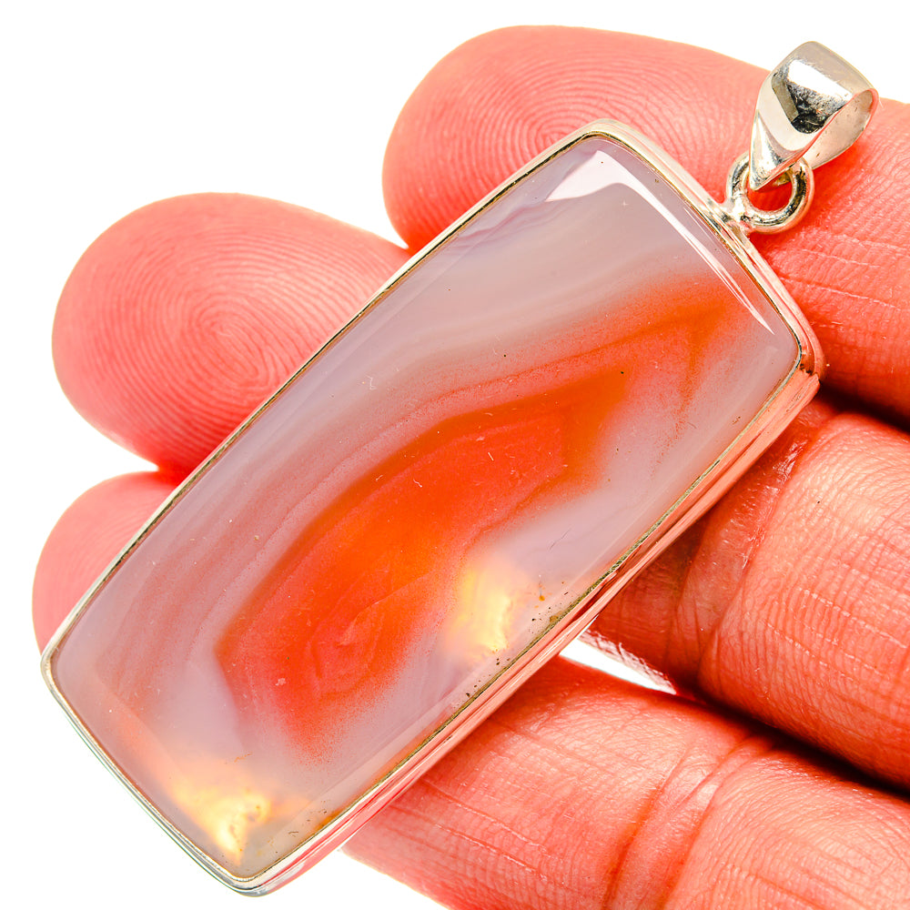 Botswana Agate Pendants handcrafted by Ana Silver Co - PD23232