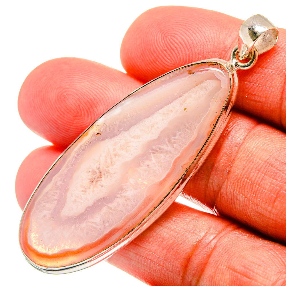 Botswana Agate Pendants handcrafted by Ana Silver Co - PD23233
