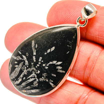 Chrysanthemum Stone Pendants handcrafted by Ana Silver Co - PD23251