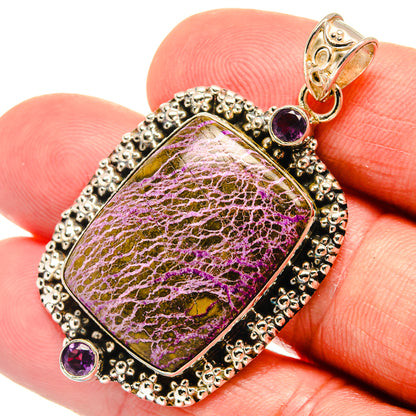 Stichtite Pendants handcrafted by Ana Silver Co - PD23253